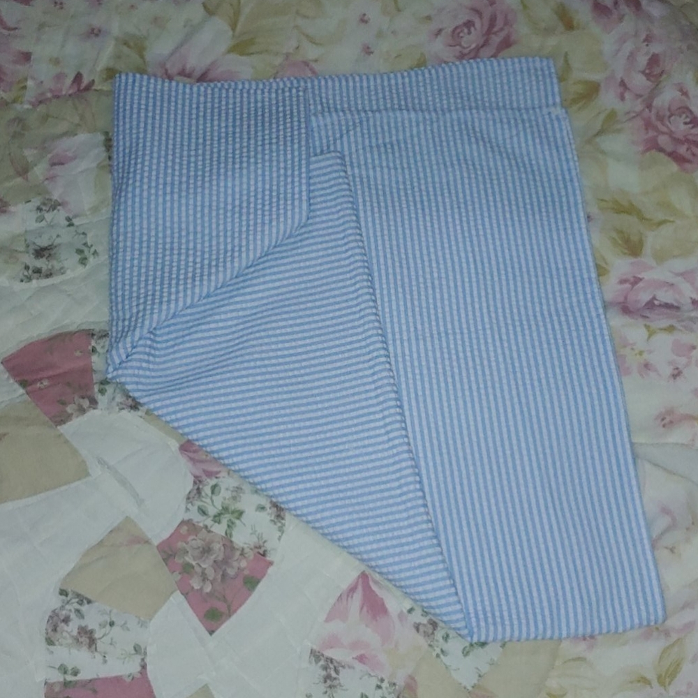 Baby Gingham Print Receiving Blanket Boutique